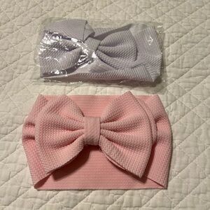 NEW 2 Big Bow Headbands
